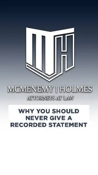 Recorded Statements After a Crash: video made by G Media for McMenemy Holmes