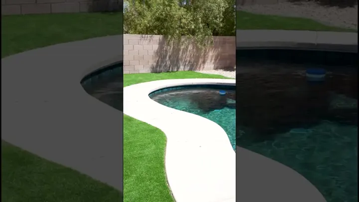 Poolside perfection. Our turf install gave this backyard just what it needed: video made by G Media for Pure Turf USA