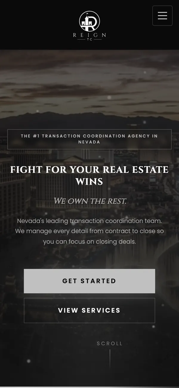 reigntc.com on a phone