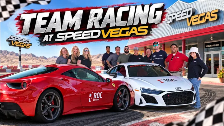 Team Racing at Speed Vegas: video made by G Media for ROC 1954